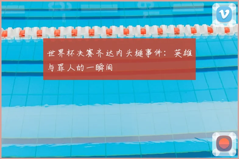 世界杯决赛齐达内头槌事件：英雄与罪人的一瞬间